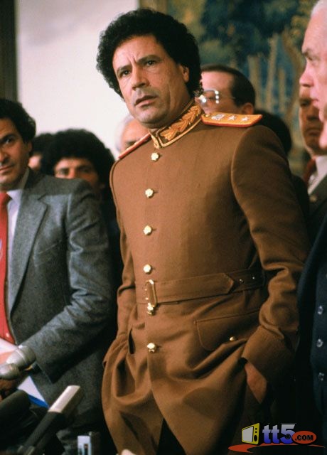 a young Gaddafi