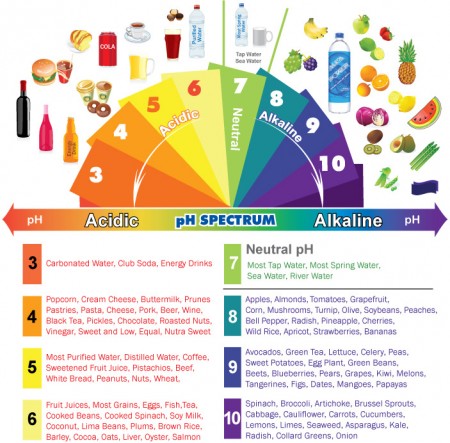 acidic-alkaline-phchart